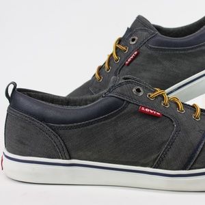 Levis Mens Sneakers Canvas Low Top F02 Casual Da